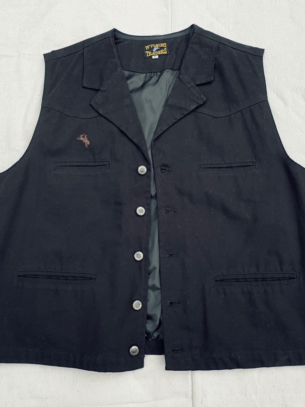 Men’s Wyoming Trader Black Vest XL